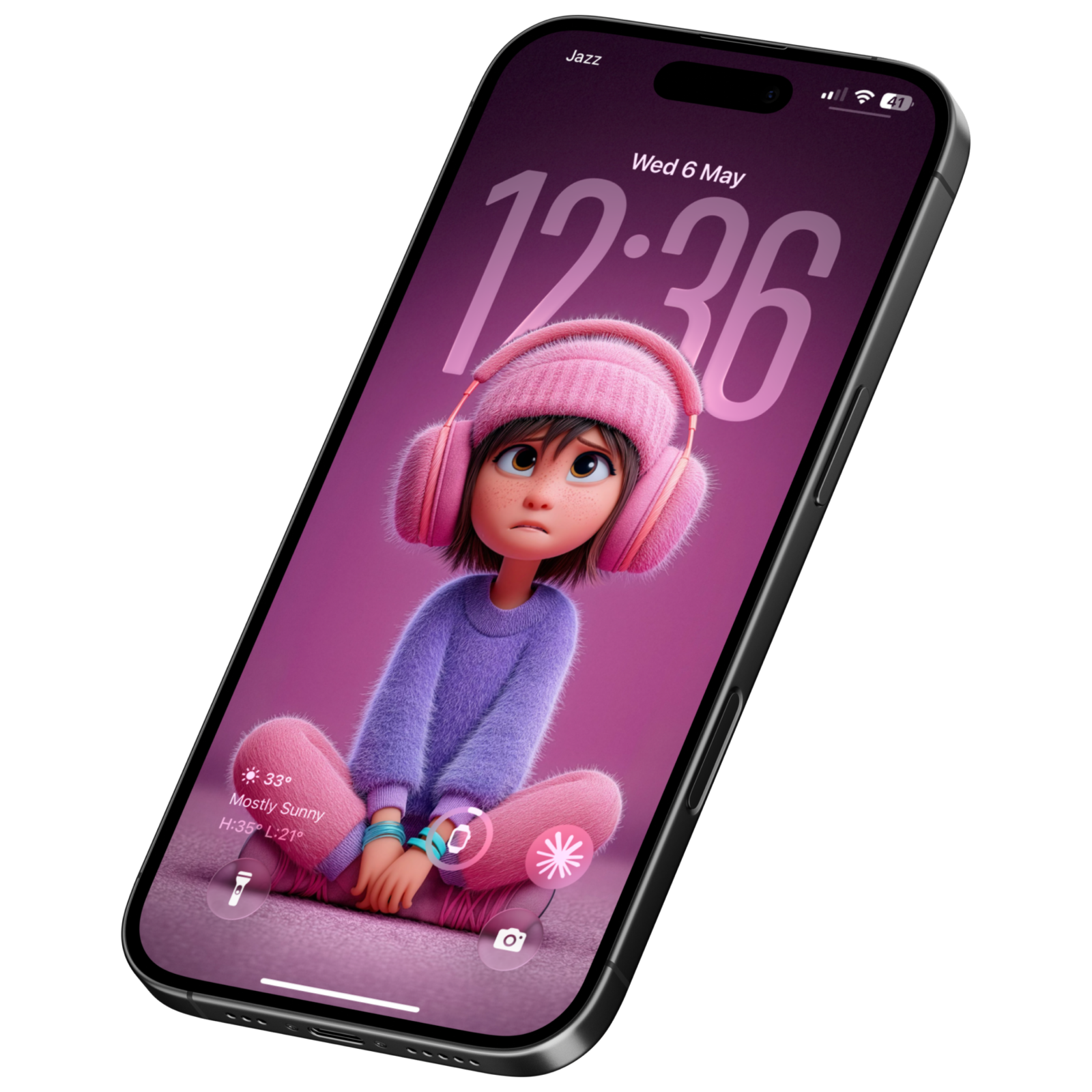 Pixora displayed on an iPhone